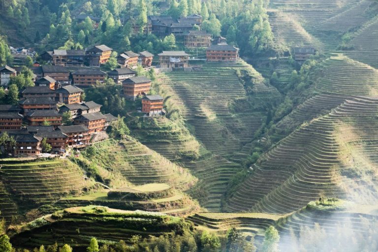 China Guangxi Longji Rice Terraces Pa4xlls