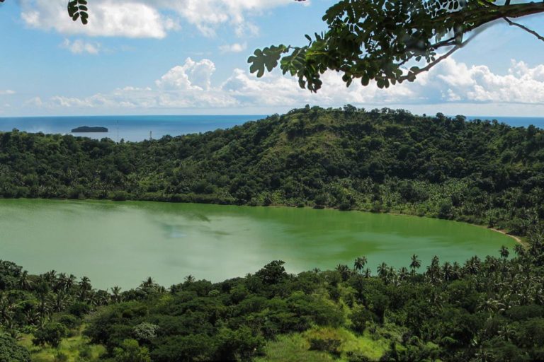 Comoros Mayotte Dziani Lake Viewpoint 744690247