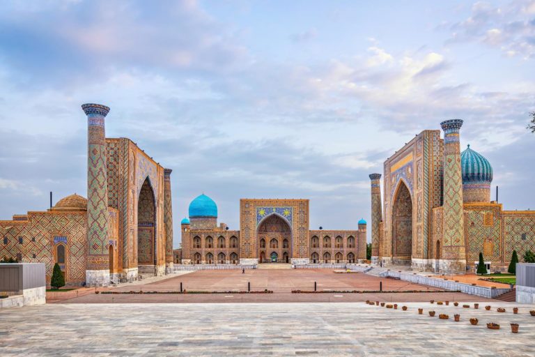 Uzbekistan Samarkand Registan Square 1143452369
