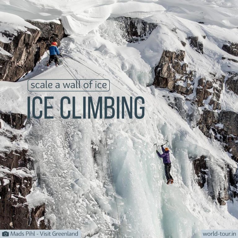 Instagram Story Greenland Ice Climbing