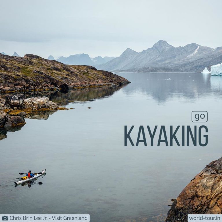 Instagram Story Greenland Kayaking