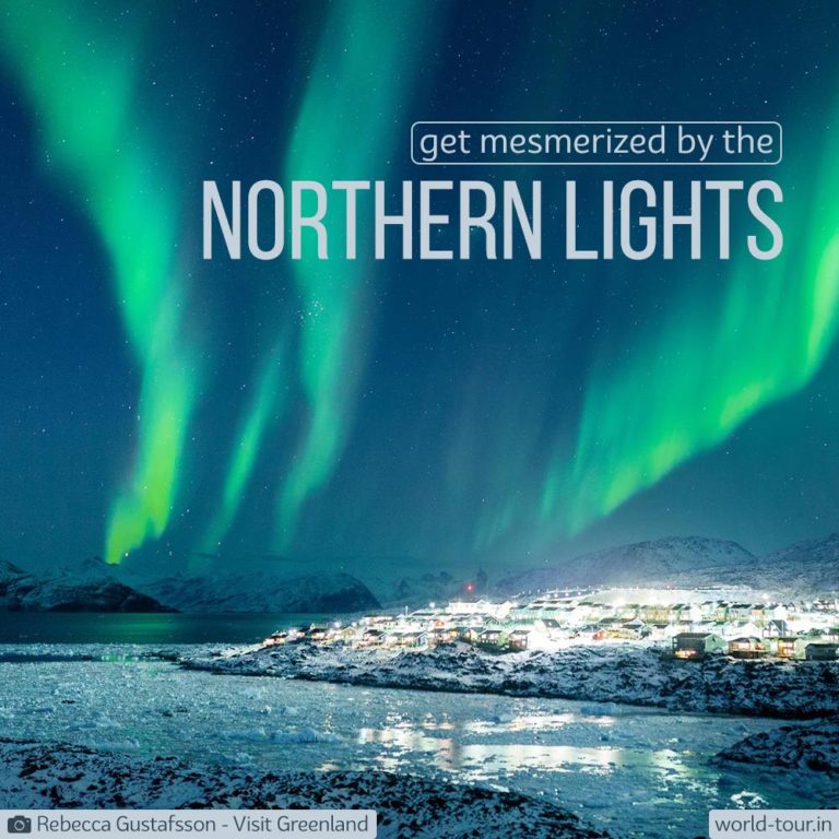 Instagram Story Greenland Northern Lights
