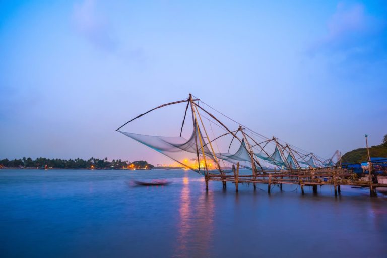India Kerala Kochi Fort Koch Chinese Fishing Nets C202010151