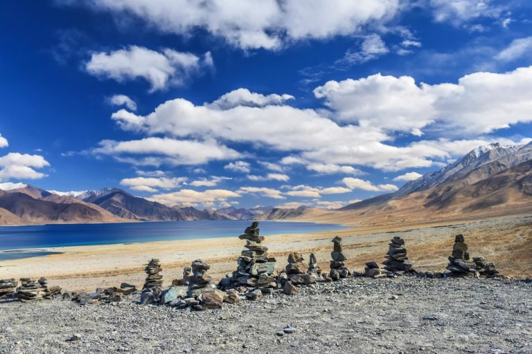 India Ladakh Pangong Tso Landscape C202010184