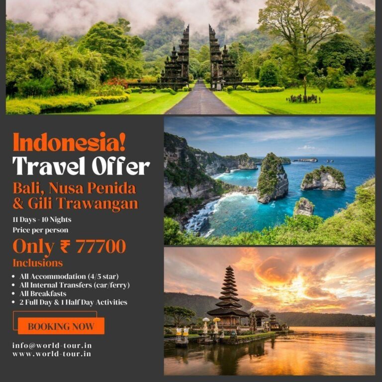 11D/10N Indonesia offer - Bali | Nusa Penida | Gili Island